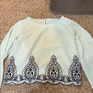 Blue blouse